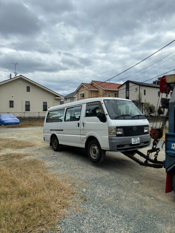 福岡市早良区で廃車依頼された長年大切に乗られてきたマツダ ボンゴ