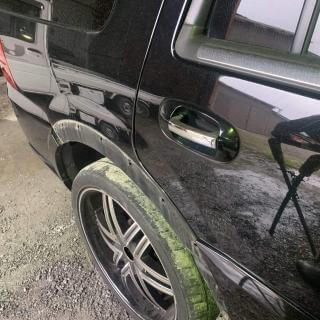 福津市のY様リンカーンナビゲーター板金塗装77