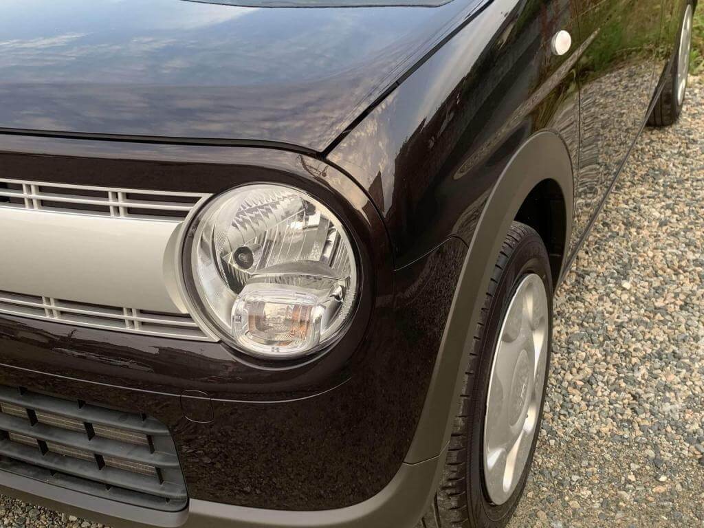 ラパンの板金塗装