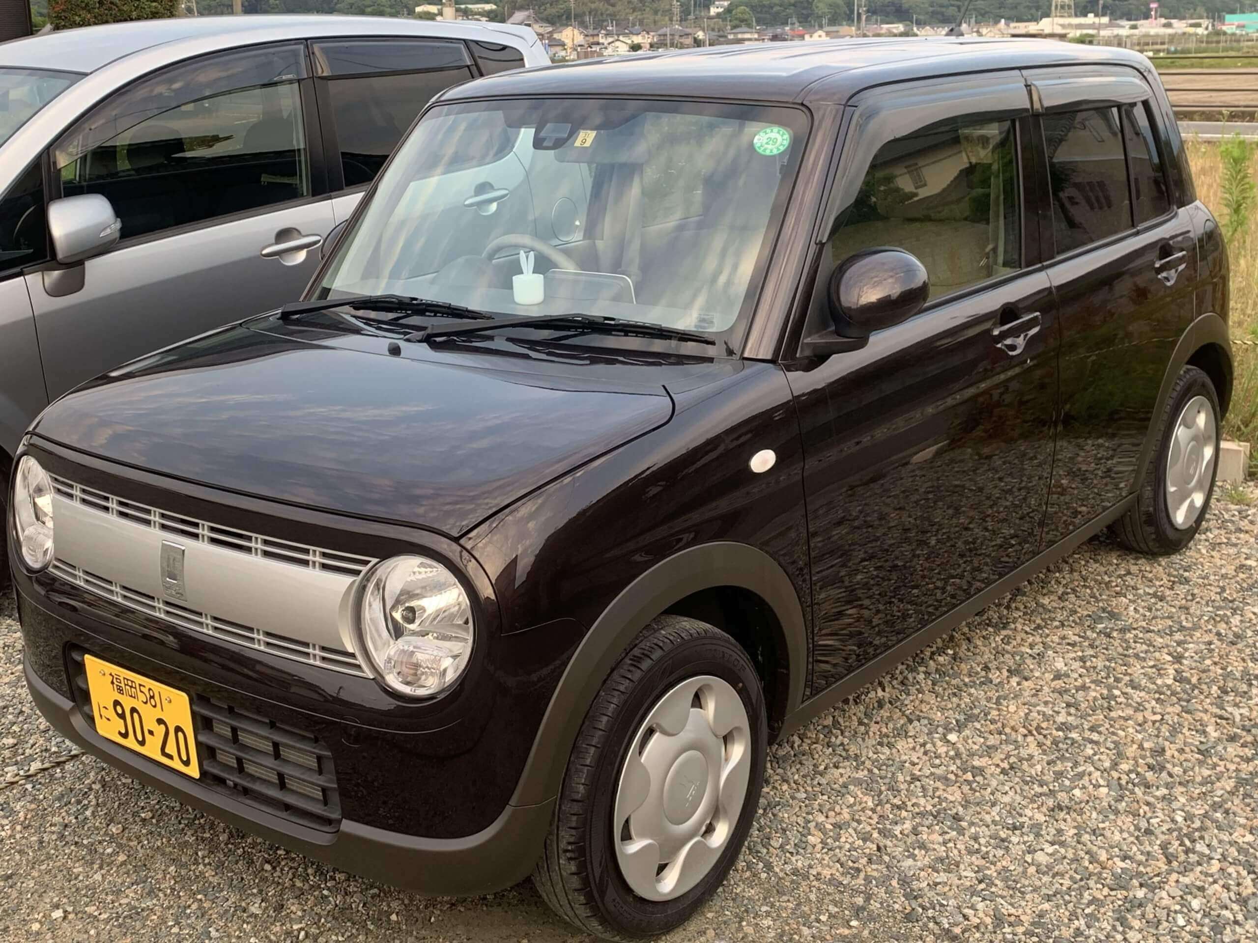 ラパンの板金塗装3