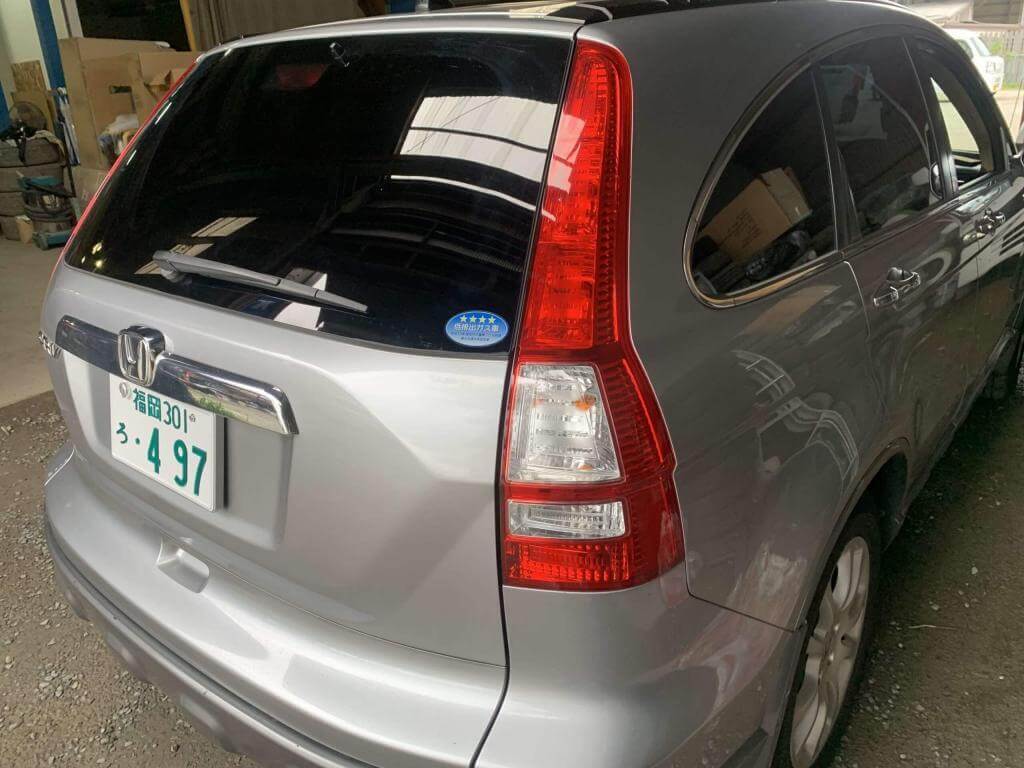 CRVのカーフィルム施工4