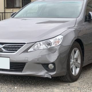 マークXのバンパー交換