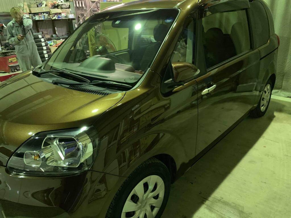 ポルテ板金塗装完了