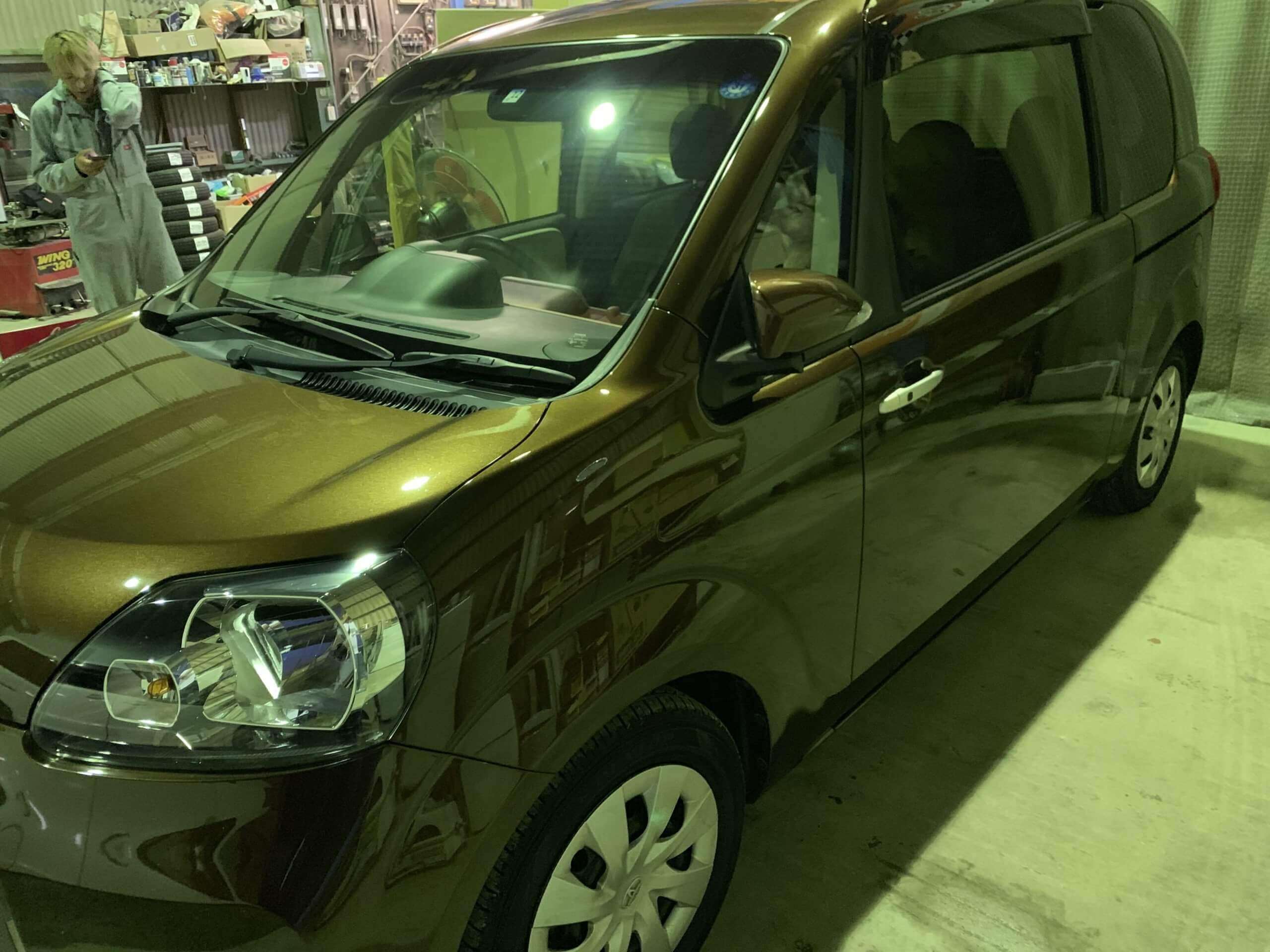 ポルテ板金塗装完了