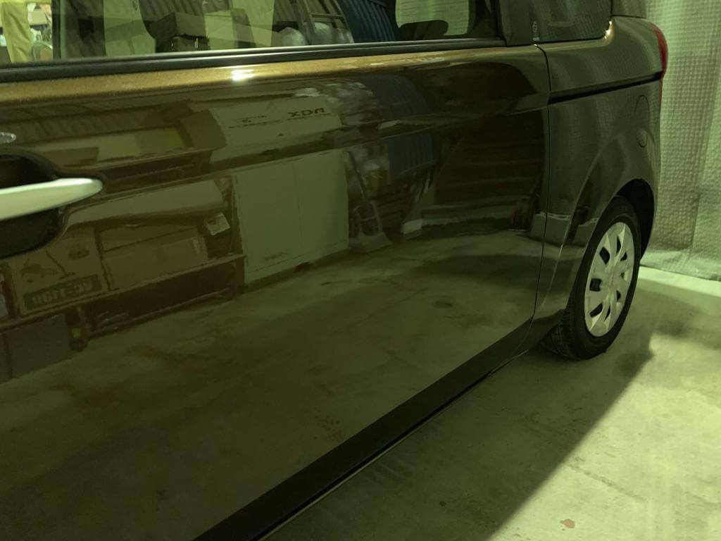 ポルテ板金塗装完了2