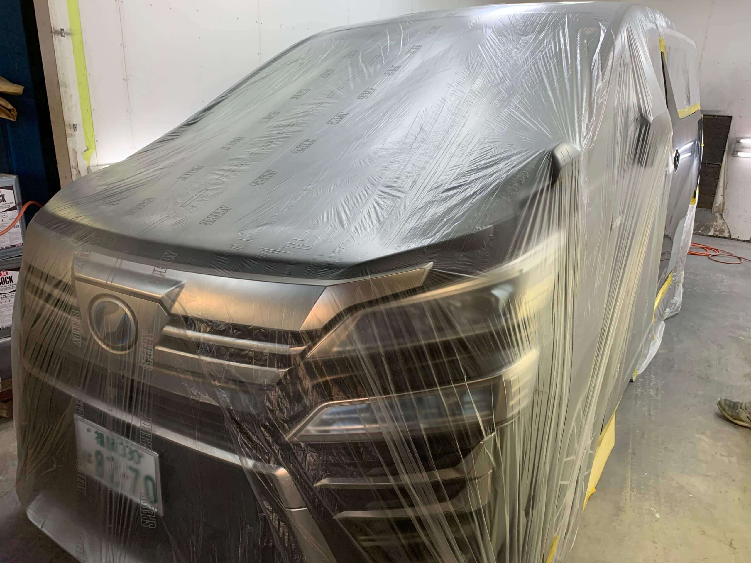 ベルファイアの板金塗装 福岡市中央区 福岡市で車のキズ ヘコミ修理の板金塗装が必要とする修理の際は サイセイ自動車 にお任せください