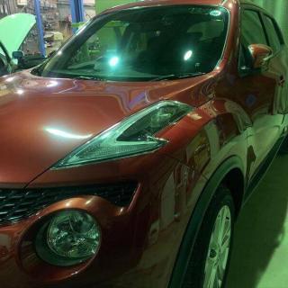 日産デュークの板金塗装 福岡市城南区2