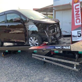 日産デイズ大破 板金塗装