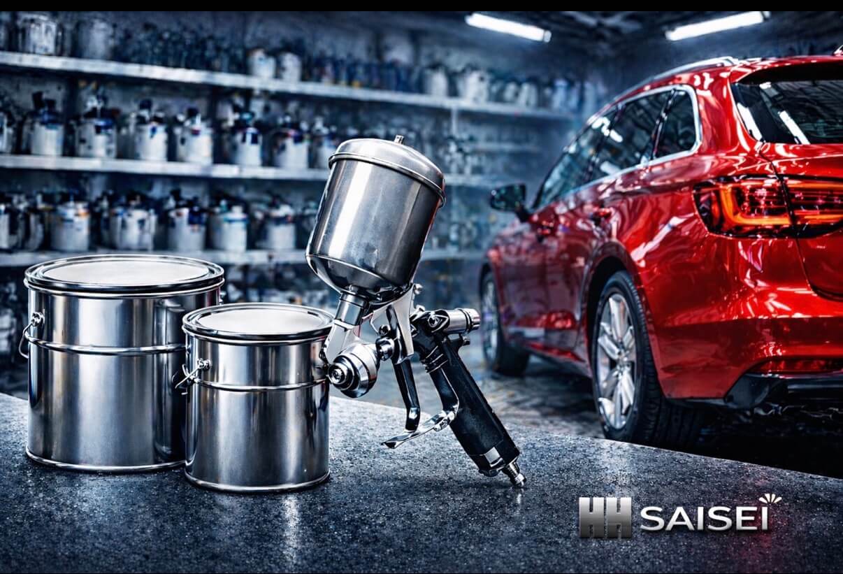 福岡市のサイセイ自動車による板金塗装と塗装材料供給状況のご案内